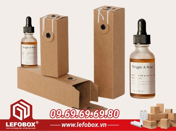Thùng carton đựng hàng thời trang, mỹ phẩm cao cấp